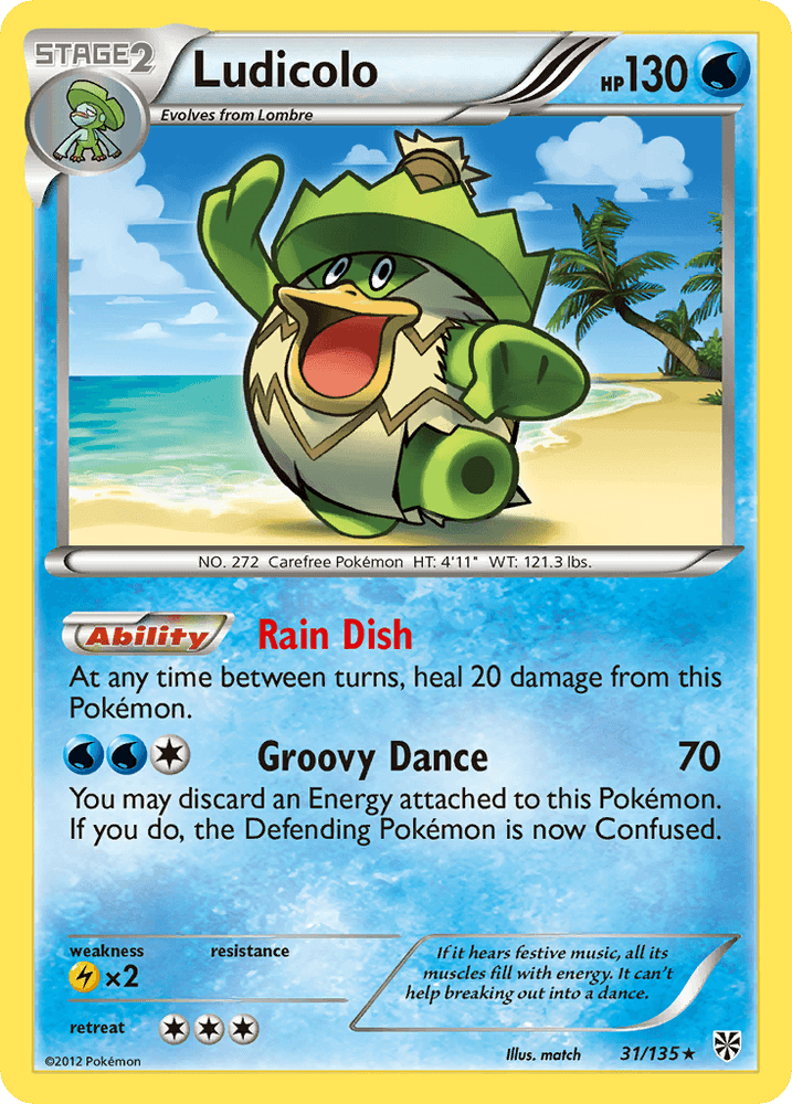Ludicolo (31/135) [Black & White: Plasma Storm] (Online Only)