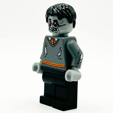 Zombie Harry - B3 Customs Minifig made using LEGO parts (Online Order Only)