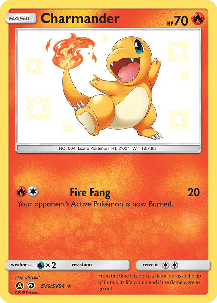 Charmander (SV6/SV94) [Sun & Moon: Hidden Fates - Shiny Vault] (Online Only)