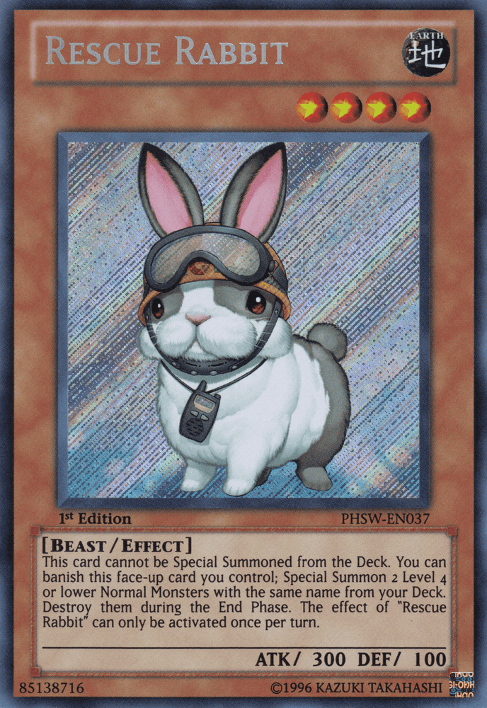 Rescue Rabbit [PHSW-EN037] Secret Rare (ONLINE ORDER ONLY)