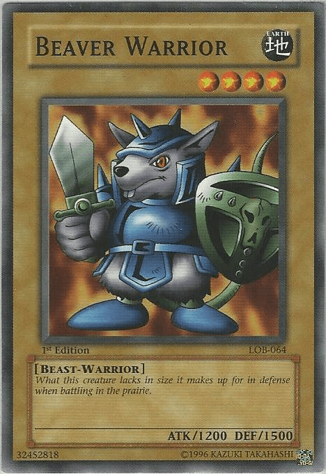 Beaver Warrior [LOB-064] Common (ONLINE ORDER ONLY)