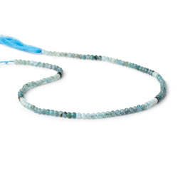 3.3mm Grandidierite Micro Faceted Rondelle Beads 12.5 inch 118 pieces (ONLINE ORDER ONLY)