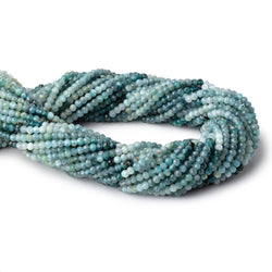 3.3mm Grandidierite Micro Faceted Rondelle Beads 12.5 inch 118 pieces (ONLINE ORDER ONLY)