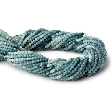 3.3mm Grandidierite Micro Faceted Rondelle Beads 12.5 inch 118 pieces (ONLINE ORDER ONLY)