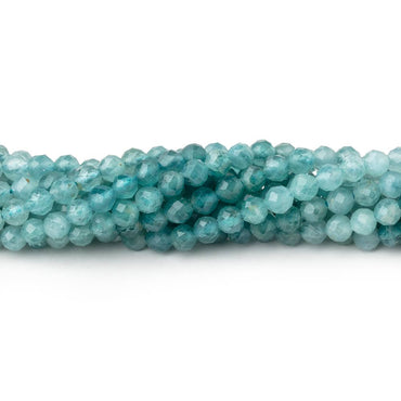 3.3mm Grandidierite Micro Faceted Round Beads 12.75 inch 100 pieces (ONLINE ORDER ONLY)