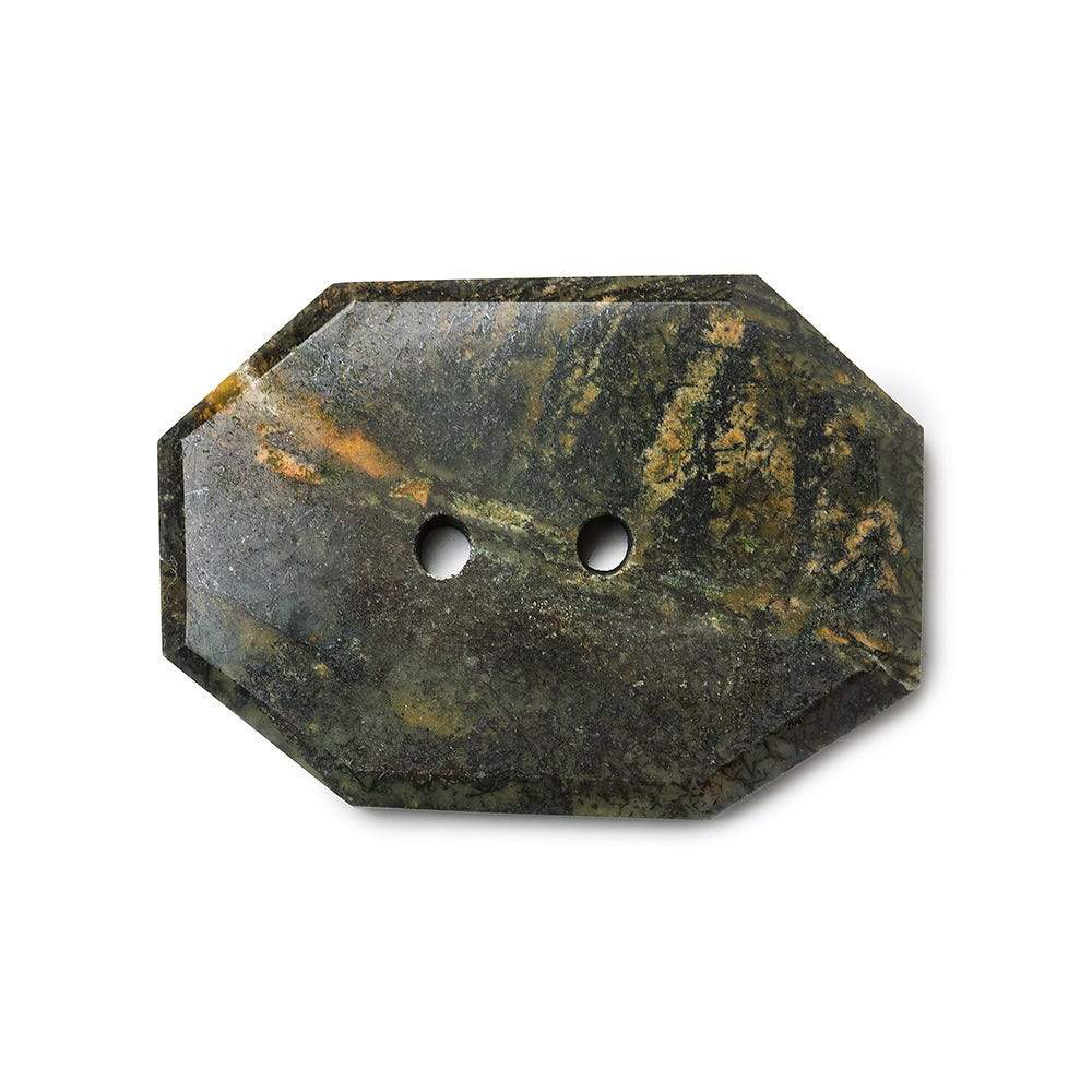 33x23.5mm Jasper Rectangle 2.5mm hole button 1 piece (ONLINE ORDER ONLY)