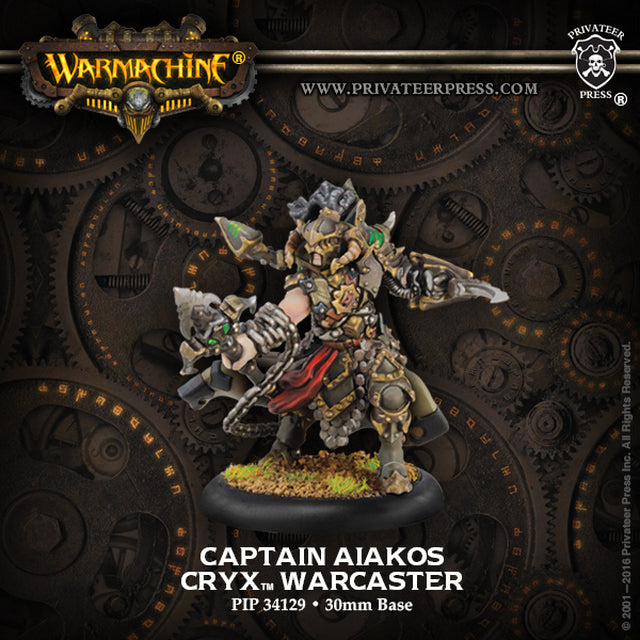 Warmachine: Cryx Captain Aiakos (ONLINE ORDER ONLY)