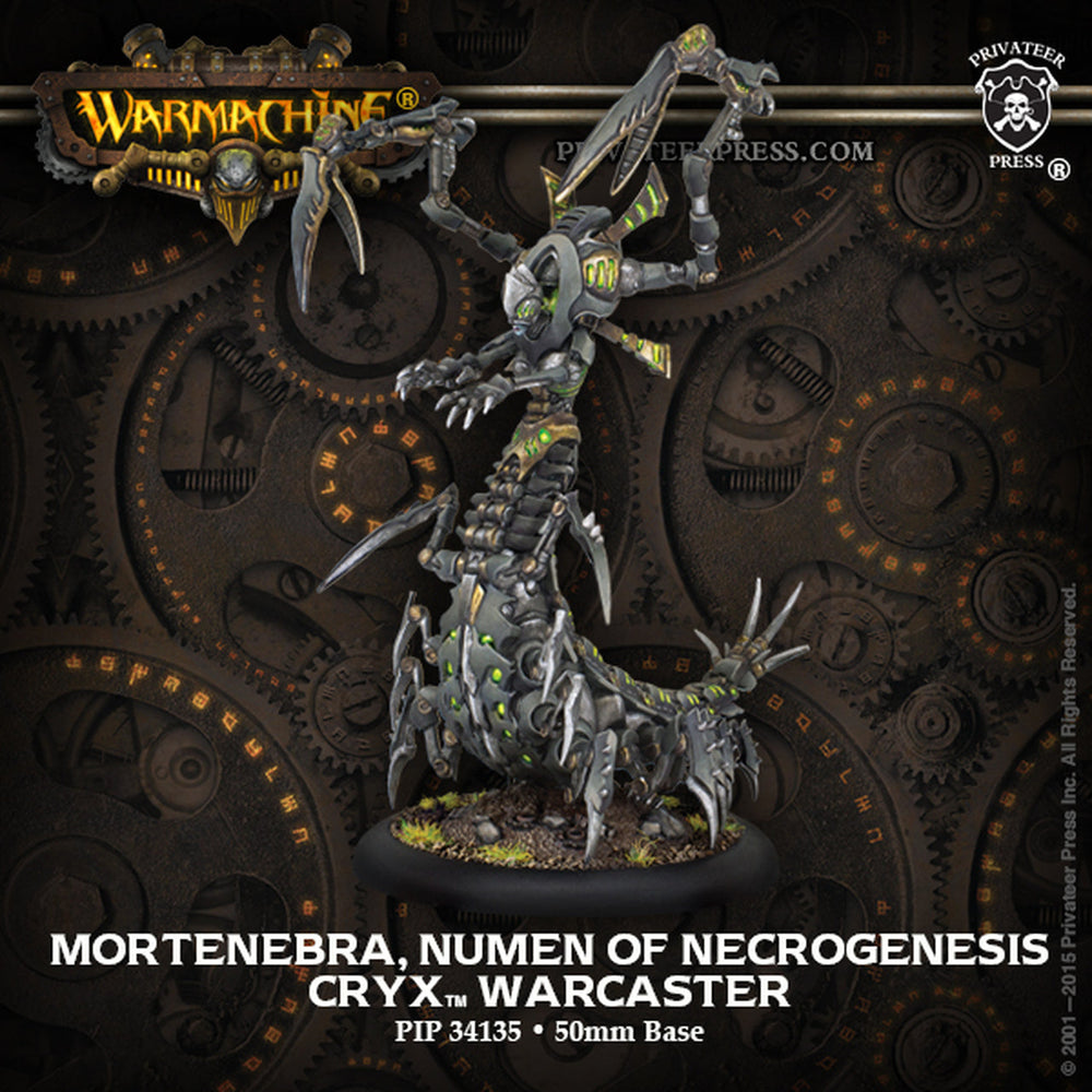Warmachine: Cryx Mortenebra, Numen of Necrogenesis - Warcaster (ONLINE ORDER ONLY)