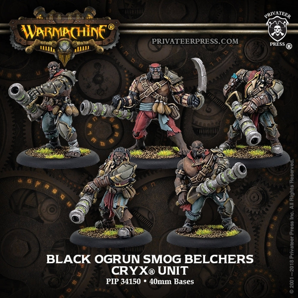 Warmachine: Cryx Black Ogrun Smog Belchers (ONLINE ORDER ONLY)