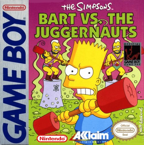 The Simpsons: Bart vs. the Juggernauts (Gameboy) (ONLINE ORDER ONLY)