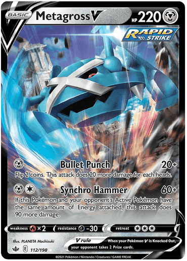 Metagross V (112/198) [Sword & Shield: Chilling Reign] (Online Only)