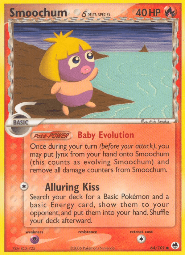 Smoochum (64/101) (Delta Species) [EX: Dragon Frontiers] (Online Only)