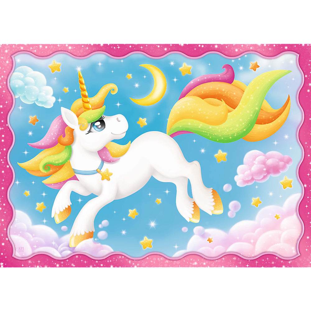 Trefl Preschool 4 in 1 Puzzle - Unicorns and Magic (ONLINE ORDER ONLY)