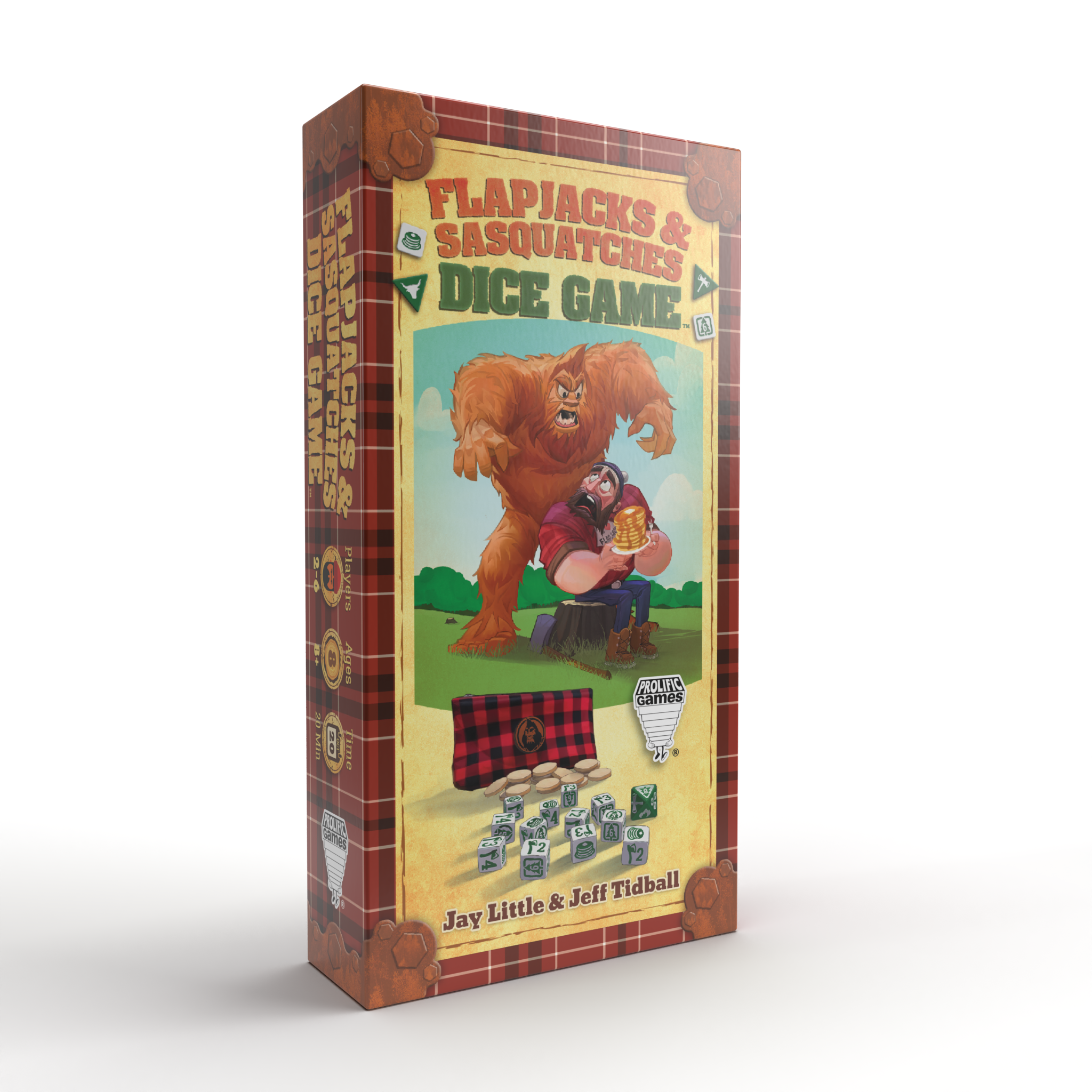 Flapjacks & Sasquatches Dice Game (ONLINE ORDER ONLY)
