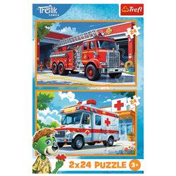 Trefl Kids Treflik Family - In the Land of Joy 2x24 Piece Puzzle (ONLINE ORDER ONLY)