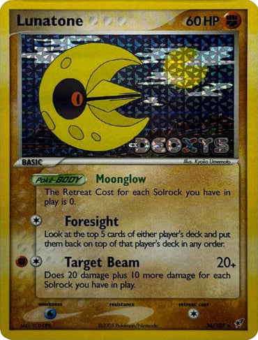 Lunatone (36/107) (Stamped) [EX: Deoxys] (Online Only)