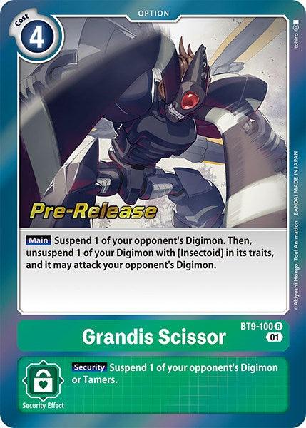 Grandis Scissor [BT9-100] [X Record Pre-Release Promos] (ONLINE ORDER ONLY)