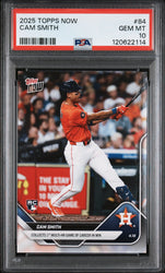 Graded 2025 Topps Now Cam Smith #84 Rookie RC Baseball Card PSA 10 Gem Mint (ONLINE ORDER ONLY)