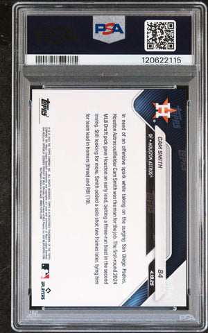 Graded 2025 Topps Now Cam Smith #84 Rookie RC Baseball Card PSA 9 Mint (ONLINE ORDER ONLY)