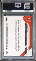 Graded 2025 Topps Now Jackson Jobe #60 Gold Foil /50 Rookie RC Baseball Card PSA 9 Mint (ONLINE ORDER ONLY)