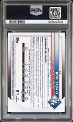 Graded 2025 Topps Bowman Roki Sasaki #12 Rookie RC Baseball Card PSA 10 Gem Mint (ONLINE ORDER ONLY)