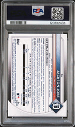 Graded 2025 Topps Bowman Jackson Jobe #50 Rookie RC Baseball Card PSA 9 Mint (ONLINE ORDER ONLY)