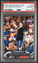 Graded 2024 Topps Bowman U Now Walter Clayton Jr. #109 Rookie RC Basketball Card PSA 10 Gem Mint (ONLINE ORDER ONLY)