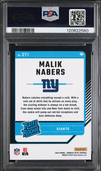 Graded 2024 Panini Donruss Optic Malik Nabers #271 Rookie RC Football Card PSA 8 Near Mint (ONLINE ORDER ONLY)