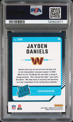 Graded 2024 Panini Donruss Optic Jayden Daniels #248 Rookie RC Football Card PSA 8 Near Mint (ONLINE ORDER ONLY)