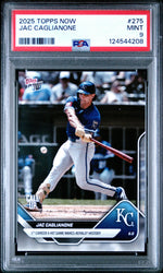 Graded 2025 Topps Now Jac Caglianone #275 Rookie RC Baseball Card PSA 9 Mint (ONLINE ORDER ONLY)