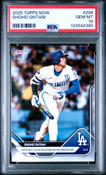 Graded 2025 Topps Now Shohei Ohtani #298 Baseball Card PSA 10 Gem Mint (ONLINE ORDER ONLY)