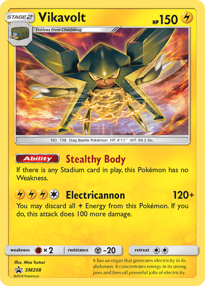 Vikavolt (SM208) [Sun & Moon: Black Star Promos] (Online Only)