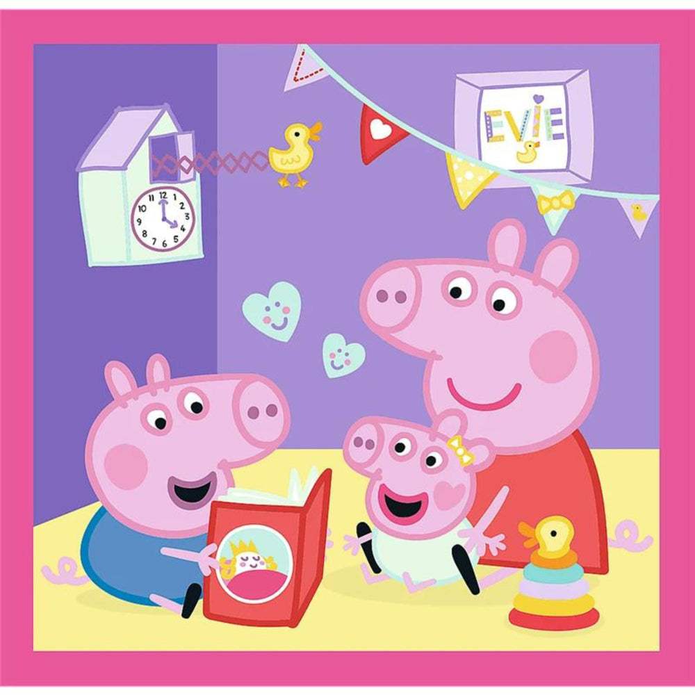 Trefl Kids Peppa Pig Peppa and Friends 3in1 20/36/50 Piece Jigsaw Puzzle