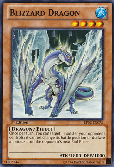 Blizzard Dragon [BP02-EN075] Mosaic Rare (ONLINE ORDER ONLY)