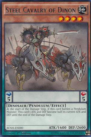 Steel Cavalry of Dinon [BOSH-EN000] Rare (ONLINE ORDER ONLY)