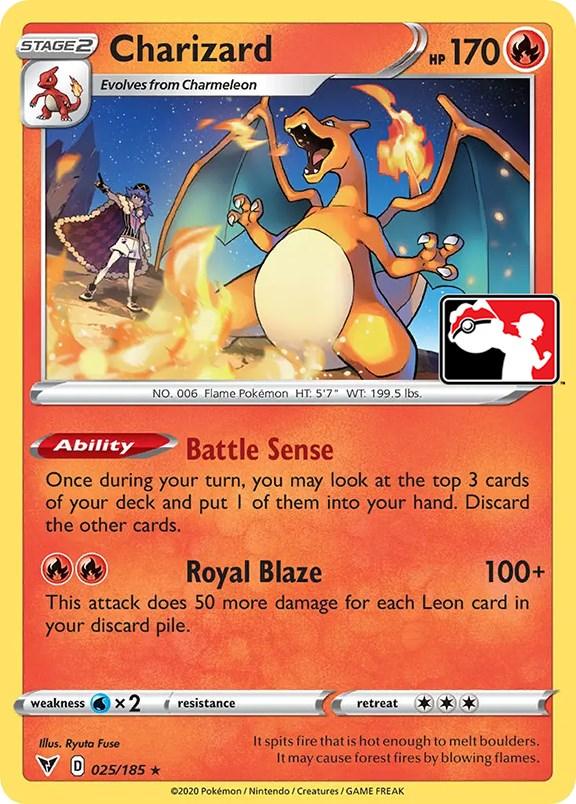 Charizard (025/185) [Prize Pack Series One] (Online Only)