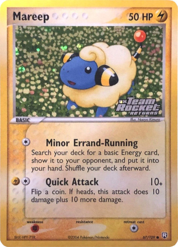 Mareep (67/109) (Stamped) [EX: Team Rocket Returns] (Online Only)
