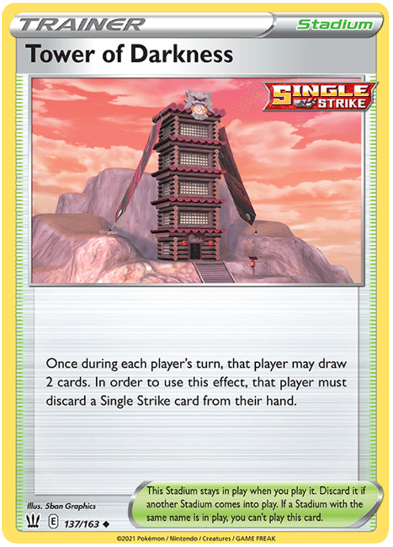 Tower of Darkness (137/163) [Sword & Shield: Battle Styles] (Online Only)