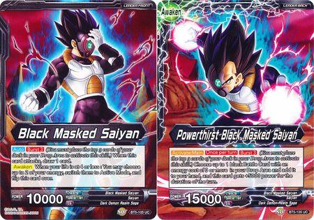 Black Masked Saiyan // Powerthirst Black Masked Saiyan (Giant Card) (BT5-105) [Oversized Cards] (ONLINE ORDER ONLY)