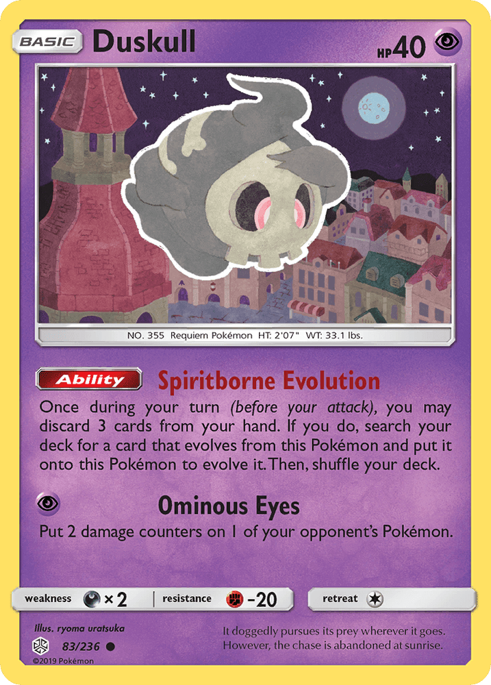 Duskull (83/236) [Sun & Moon: Cosmic Eclipse] (Online Only)