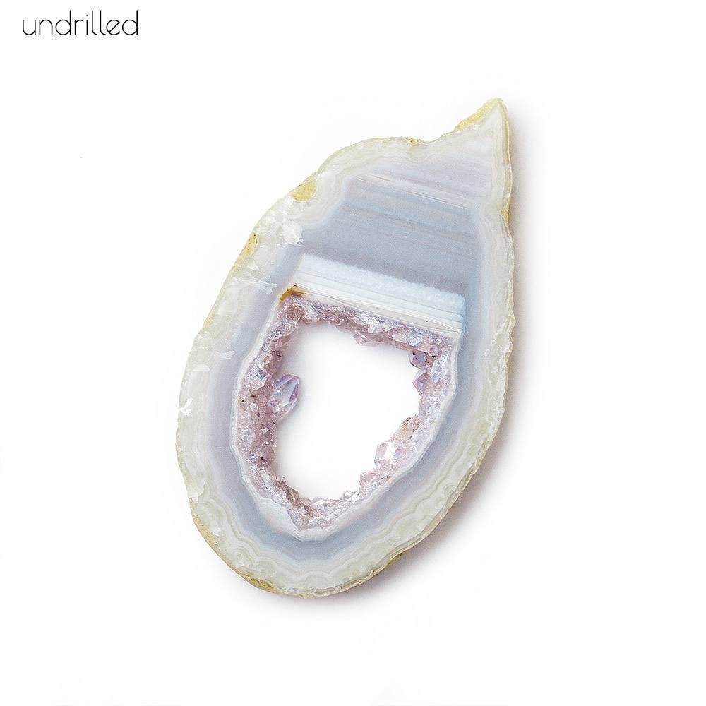 34x24mm Banded Occo Agate Slice Bead 1 piece (ONLINE ORDER ONLY)