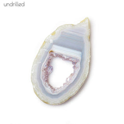 34x24mm Banded Occo Agate Slice Bead 1 piece (ONLINE ORDER ONLY)