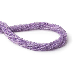 3.5-4.5mm Amethyst Straight Drilled Faceted Tear Drops 14.5 inch 75 beads (ONLINE ORDER ONLY)