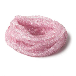 3.5-4.5mm Kunzite faceted rondelles 16.5 inch 170 beads AAA (ONLINE ORDER ONLY)