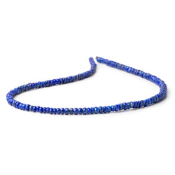 3.5-4.5mm Lapis Lazuli Faceted Rondelle Beads 14 inch 127 pieces (ONLINE ORDER ONLY)