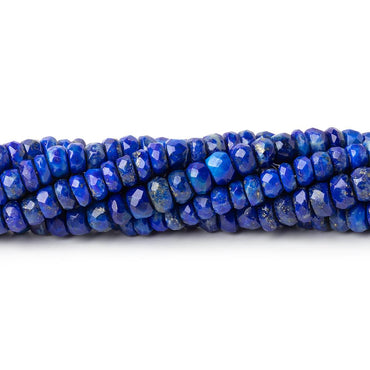 3.5-4.5mm Lapis Lazuli Faceted Rondelle Beads 14 inch 127 pieces (ONLINE ORDER ONLY)