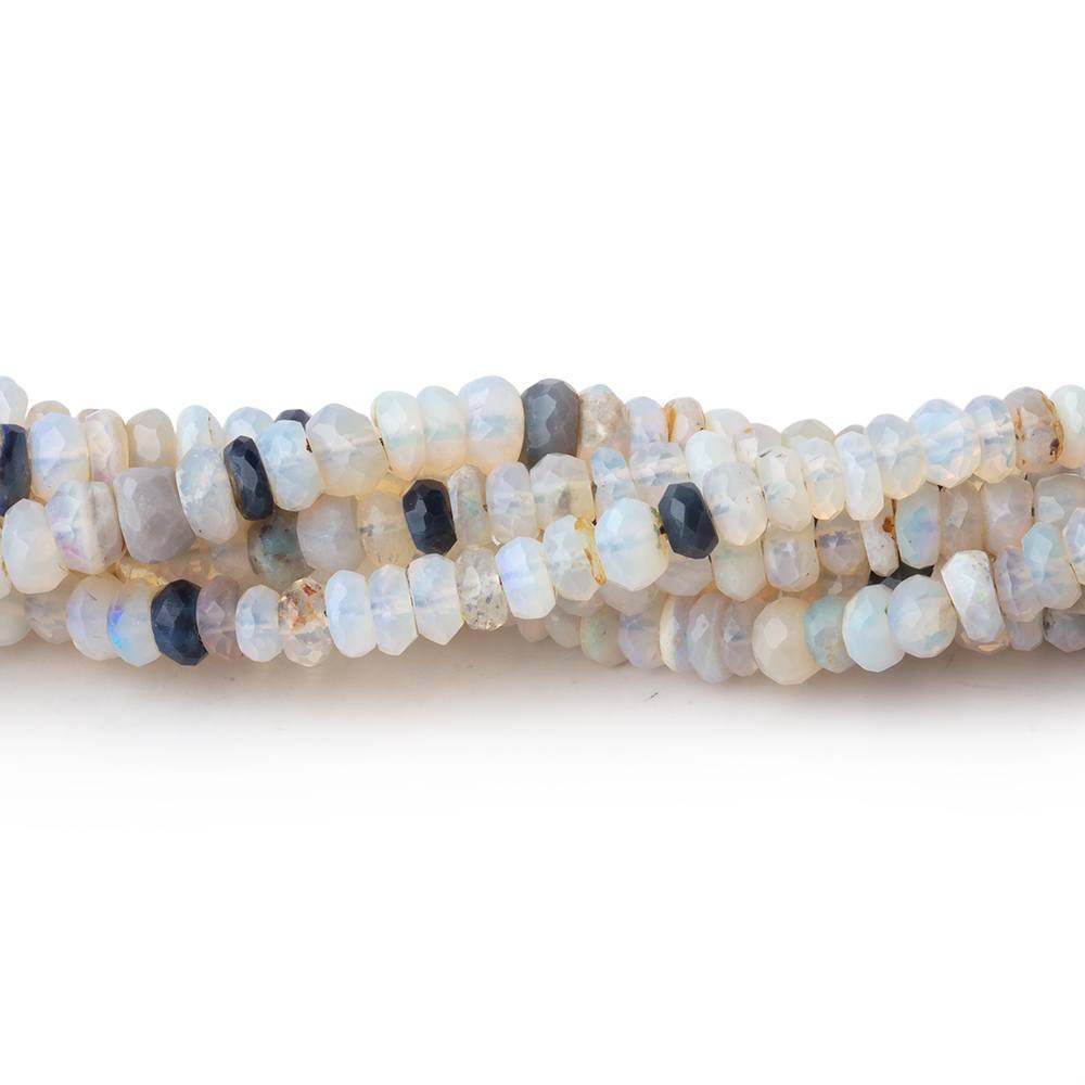 3.5-4m Australian Opal Faceted Rondelle Beads 16 inch 163 pieces (ONLINE ORDER ONLY)