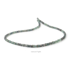 3.5-4mm Color Change Sapphire Faceted Rondelles 16.5 inch 213 Beads (ONLINE ORDER ONLY)