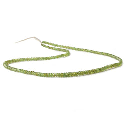 3.5-4mm Demantoid Garnet Faceted Rondelle 17 inch 220 pcs AA (ONLINE ORDER ONLY)