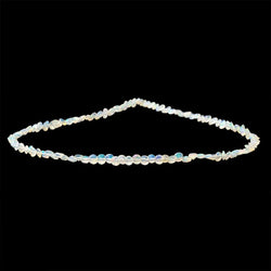 3.5-4mm Ethiopian Opal Pavilion Faceted Coin 16 inch 126 Beads AA (ONLINE ORDER ONLY)